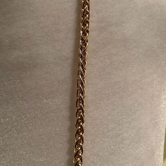 Unbranded 56" Attachable Long Wallet Crossbody Chain Gold Rope Twist New - Picture 2 of 5